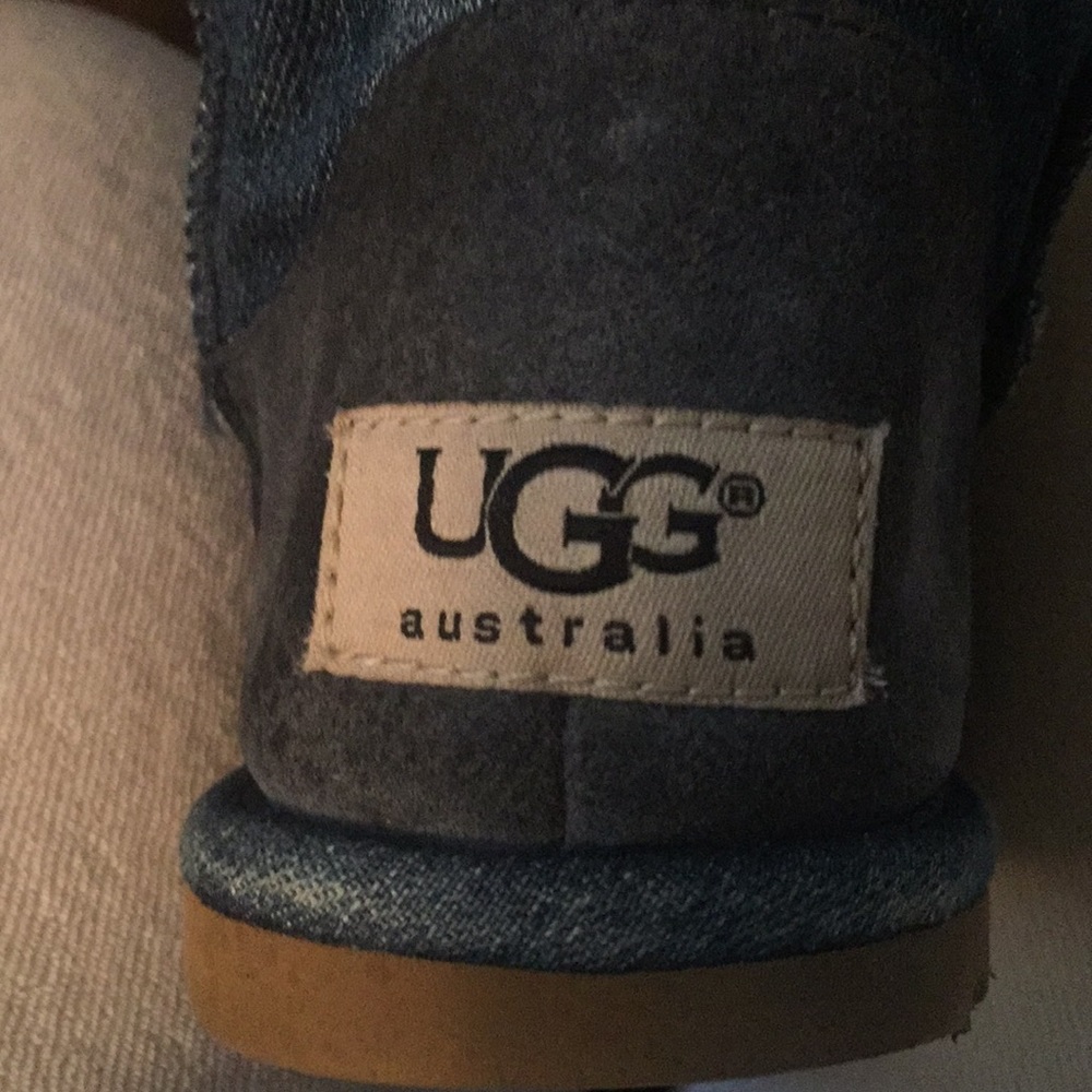 Ladies UGGS denim fold over - Picture 7 of 8